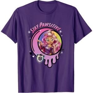 imageMonster High  Clawdeen Stay Pawsitive TShirtPurple
