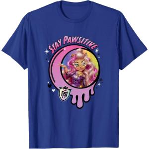 imageMonster High  Clawdeen Stay Pawsitive TShirtRoyal Blue