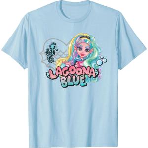 imageMonster High  Lagoona Blue Heart Silhouette TShirtBaby Blue