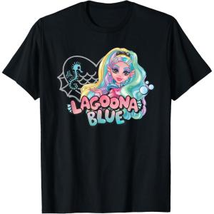 imageMonster High  Lagoona Blue Heart Silhouette TShirtBlack