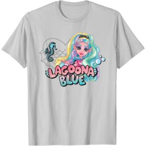 imageMonster High  Lagoona Blue Heart Silhouette TShirtSilver Grey