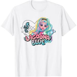 imageMonster High  Lagoona Blue Heart Silhouette TShirtWhite