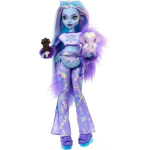 imageMonster High Doll Abbey Bominable Yeti with Pet Mammoth Tundra ampamp Accessories Including Furry Scarf ampamp Snowflake BackpackAbbey Bominable