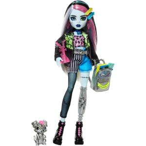 imageMonster High Doll Abbey Bominable Yeti with Pet Mammoth Tundra ampamp Accessories Including Furry Scarf ampamp Snowflake BackpackFrankie Stein