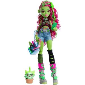 imageMonster High Doll Abbey Bominable Yeti with Pet Mammoth Tundra ampamp Accessories Including Furry Scarf ampamp Snowflake BackpackVenus Mcflytrap
