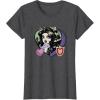 imageMonster High  Clawdeen Valentines Day Candy Heart TShirtDark Heather Grey