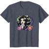 imageMonster High  Clawdeen Valentines Day Candy Heart TShirtHeather Blue