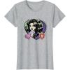 imageMonster High  Clawdeen Valentines Day Candy Heart TShirtHeather Grey