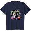 imageMonster High  Clawdeen Valentines Day Candy Heart TShirtNavy Blue