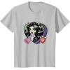 imageMonster High  Clawdeen Valentines Day Candy Heart TShirtSilver Grey