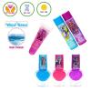 imageMonster High  Townley Girl Train Case Makeup Set for Kids Includes Lip Gloss Eye Shimmer Nail Polish Brushes and More Perfect for Parties Sleepovers and Makeovers NonToxic Ages 6