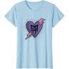 imageMonster High  Valentines Day Heart Logo TShirtBaby Blue