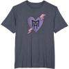 imageMonster High  Valentines Day Heart Logo TShirtHeather Blue
