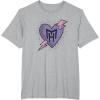 imageMonster High  Valentines Day Heart Logo TShirtHeather Grey