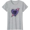 imageMonster High  Valentines Day Heart Logo TShirtHeather Grey