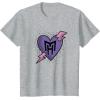 imageMonster High  Valentines Day Heart Logo TShirtHeather Grey