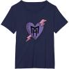 imageMonster High  Valentines Day Heart Logo TShirtNavy Blue