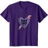 imageMonster High  Valentines Day Heart Logo TShirtPurple