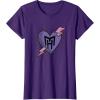 imageMonster High  Valentines Day Heart Logo TShirtPurple