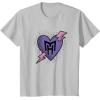imageMonster High  Valentines Day Heart Logo TShirtSilver Grey