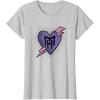 imageMonster High  Valentines Day Heart Logo TShirtSilver Grey