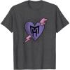 imageMonster High  Valentines Day Heart Logo TShirtDark Heather Grey