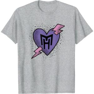 imageMonster High  Valentines Day Heart Logo TShirtHeather Grey