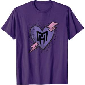 imageMonster High  Valentines Day Heart Logo TShirtPurple