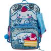 imageAI ACCESSORY INNOVATIONS Monster High 4 Piece Backpack Set Clawdeen Wolf Cleo DeNile Dracularua Frankie Stein ampamp Lagoona Blue Bookbag Flip Sequins 16 School Bag Black ampamp PinkKawaii