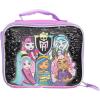 imageAI ACCESSORY INNOVATIONS Monster High 4 Piece Backpack Set Clawdeen Wolf Cleo DeNile Dracularua Frankie Stein ampamp Lagoona Blue Bookbag Flip Sequins 16 School Bag Black ampamp PinkMonster High