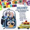 imageAI ACCESSORY INNOVATIONS Monster High 4 Piece Backpack Set Clawdeen Wolf Cleo DeNile Dracularua Frankie Stein ampamp Lagoona Blue Bookbag Flip Sequins 16 School Bag Black ampamp PinkBluey