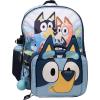 imageAI ACCESSORY INNOVATIONS Monster High 4 Piece Backpack Set Clawdeen Wolf Cleo DeNile Dracularua Frankie Stein ampamp Lagoona Blue Bookbag Flip Sequins 16 School Bag Black ampamp PinkBluey