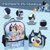 imageAI ACCESSORY INNOVATIONS Monster High 4 Piece Backpack Set Clawdeen Wolf Cleo DeNile Dracularua Frankie Stein ampamp Lagoona Blue Bookbag Flip Sequins 16 School Bag Black ampamp PinkBluey