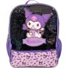 imageAI ACCESSORY INNOVATIONS Monster High 4 Piece Backpack Set Clawdeen Wolf Cleo DeNile Dracularua Frankie Stein ampamp Lagoona Blue Bookbag Flip Sequins 16 School Bag Black ampamp PinkKuromi