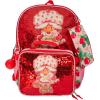 imageAI ACCESSORY INNOVATIONS Monster High 4 Piece Backpack Set Clawdeen Wolf Cleo DeNile Dracularua Frankie Stein ampamp Lagoona Blue Bookbag Flip Sequins 16 School Bag Black ampamp PinkStrawberry Shortcake