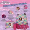 imageAI ACCESSORY INNOVATIONS Monster High 4 Piece Backpack Set Clawdeen Wolf Cleo DeNile Dracularua Frankie Stein ampamp Lagoona Blue Bookbag Flip Sequins 16 School Bag Black ampamp PinkGabby