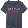 imageMonster High  Draculaura Heart Icons TShirtHeather Blue
