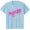 imageMonster High  Valentines Day Drip Logo TShirtBaby Blue