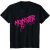 imageMonster High  Valentines Day Drip Logo TShirtBlack