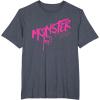 imageMonster High  Valentines Day Drip Logo TShirtHeather Blue