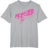 imageMonster High  Valentines Day Drip Logo TShirtHeather Grey