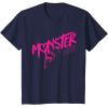 imageMonster High  Valentines Day Drip Logo TShirtNavy Blue