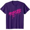 imageMonster High  Valentines Day Drip Logo TShirtPurple