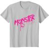 imageMonster High  Valentines Day Drip Logo TShirtSilver Grey