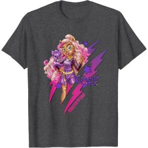 imageMonster High  Clawdeen Wolf TShirtDark Heather Grey