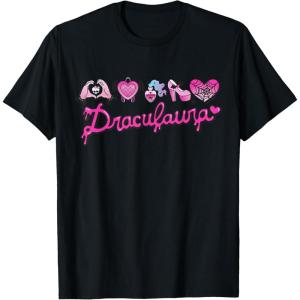 imageMonster High  Draculaura Heart Icons TShirtBlack
