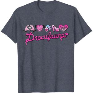 imageMonster High  Draculaura Heart Icons TShirtHeather Blue