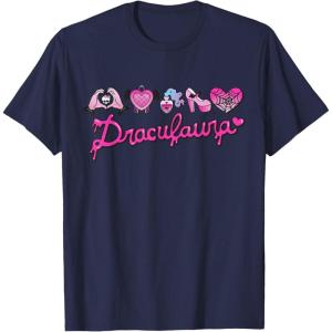 imageMonster High  Draculaura Heart Icons TShirtNavy Blue