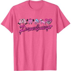 imageMonster High  Draculaura Heart Icons TShirtPink Heather