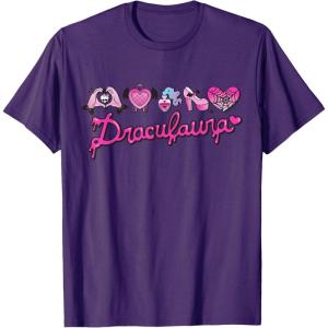 imageMonster High  Draculaura Heart Icons TShirtPurple